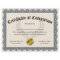 Certificate of Completion Blue Customisable 8.5x11