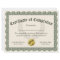 Certificate of Completion, Customisable 8.5x11
