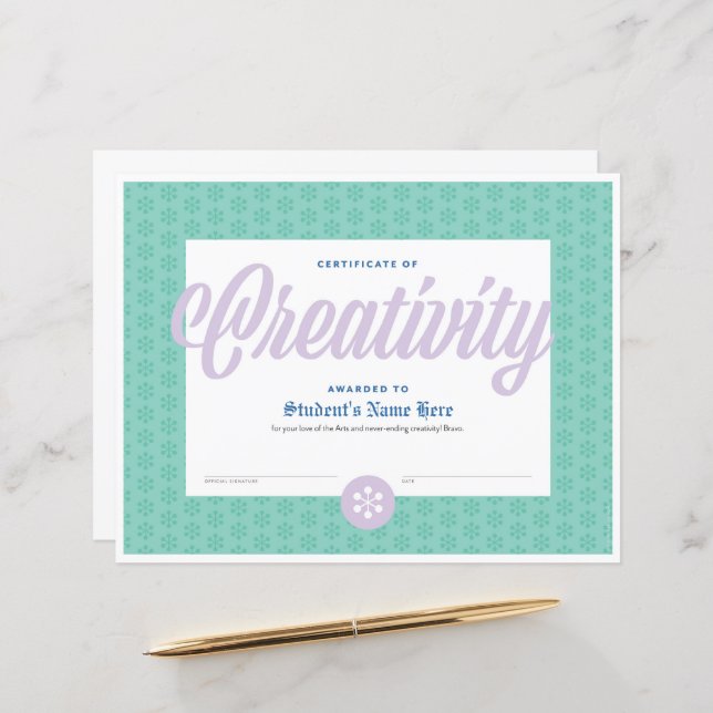 Certificate of Kindness (Front/Back In Situ)