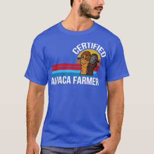 Certified Alpaca Farmer retro vintage T-Shirt