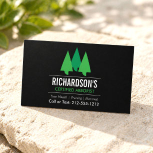 Certified Arborist  Business Card