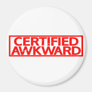 Certified Awkward Stamp Magnet