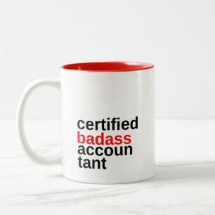 Certified Badass Accountant Coffee Mug