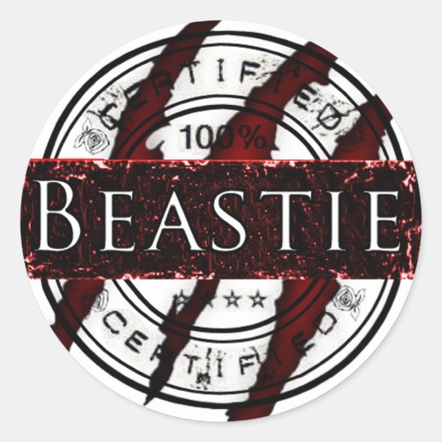 Certified Beastie sticker (Front)