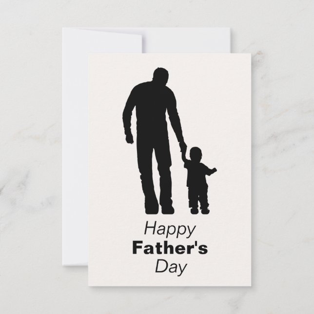 Certified best dad ever, happy father's day thank you card (Back)