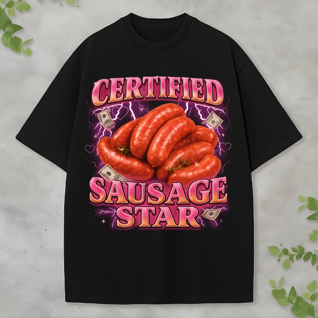 Certified Big Back Bootleg Funny Retro Y2K Food T-Shirt (Creator Uploaded)