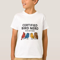 Certified Bird Nerd (Kid Edition) - Cute Birdwatch