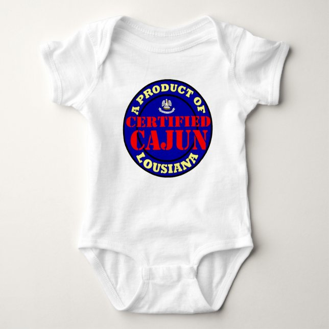 CERTIFIED CAJUN BABY BODYSUIT (Front)