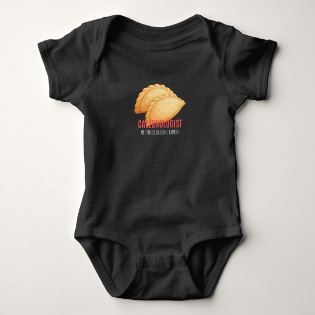 CERTIFIED CALZONE EXPERT BABY BODYSUIT (Front)