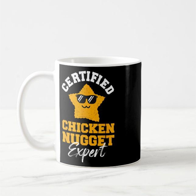 Certified Chicken Nugget Expert - Funny Kids Toddl Coffee Mug (Left)