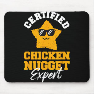 Certified Chicken Nugget Expert - Funny Kids Toddl Mouse Pad