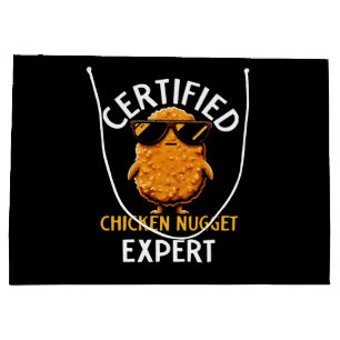Certified Chicken Nugget Expert Large Gift Bag