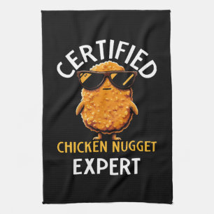 Certified Chicken Nugget Expert Tea Towel