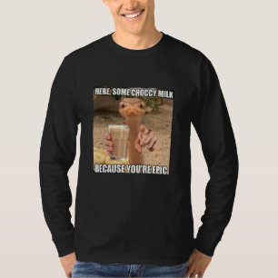 Certified Chocolate Choccy Milk Enjoyer Meme T-Shirt