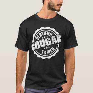Certified Cougar Tamer Funny Men's Cougar Tamer T-Shirt