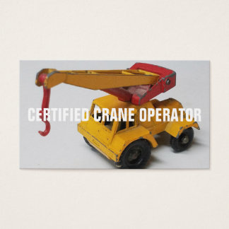 Certified Crane operator