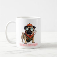 Certified Cuddle Expert Mug – Funny Pug Lover