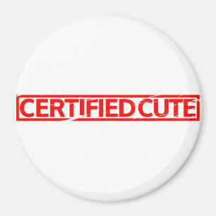 Certified Cute Stamp Magnet