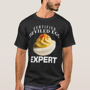 Certified Deviled Egg Expert Funny Thanksgiving T-Shirt