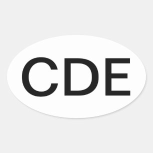 Certified Diabetes Educator Oval Sticker