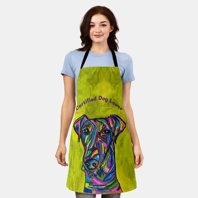 Certified Dog Lover Apron (Worn)
