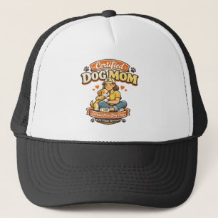 Certified Dog Mom Club Cute Dog Lover Cap