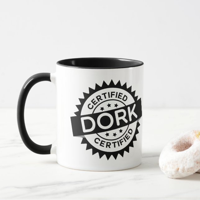 Certified Dork Mug (With Donut)