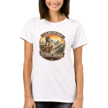 Certified Extreme Ironer Vintage Mountain TShirt 