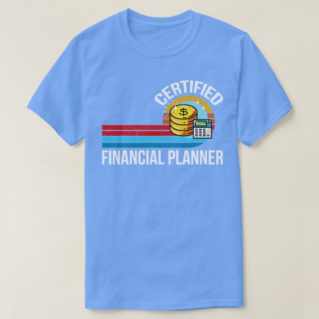 certified financial planner vintage retro T-Shirt (Design Front)