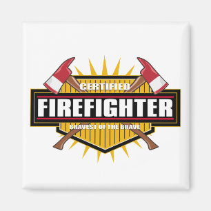 Certified Firefighter Magnet