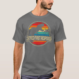 Certified First Responder Dinosaur T-Shirt