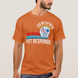 certified first responder vintage retro T-Shirt