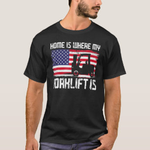 Certified Forklift Truck Operator Vintage American T-Shirt