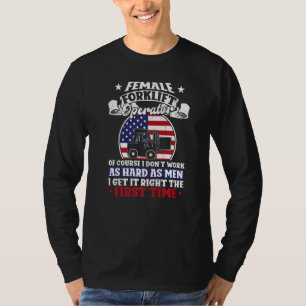 Certified Forklift Truck Operator Vintage American T-Shirt