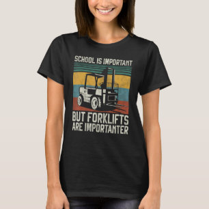 Certified Forklift Truck Operator Vintage Retro Sc T-Shirt