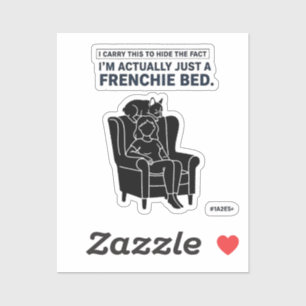 Certified Frenchie Bed Funny French Bulldog Design