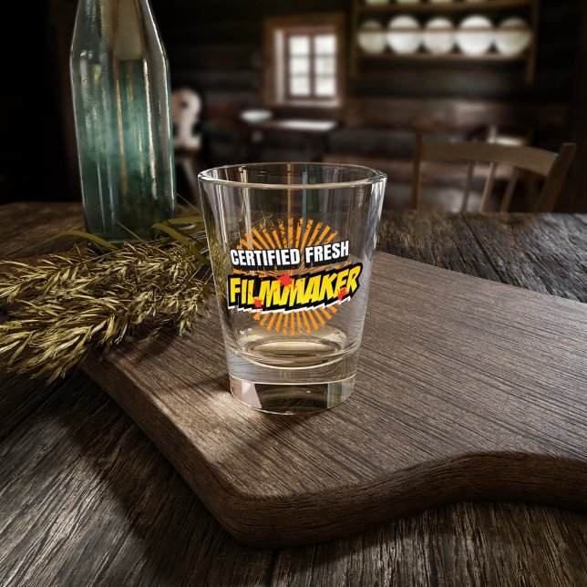 Certified Fresh Filmmaker - Funny Set Life Shot Glass (Creator Uploaded)