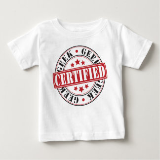 Certified Geek Baby T-Shirt