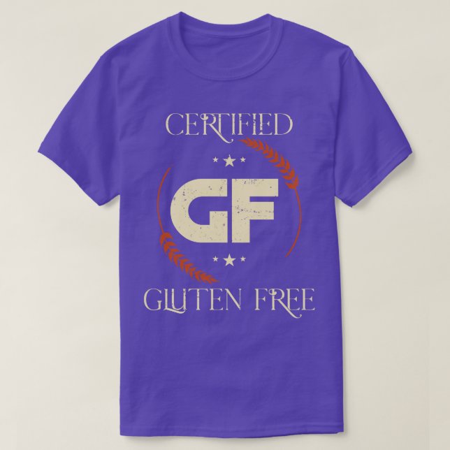Certified Gluten Free T-Shirt (Design Front)