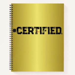 #CERTIFIED GOLD PLANNER  NOTEBOOK