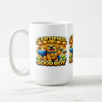 Certified Good Boy Funny Golden Retriever Dog Love