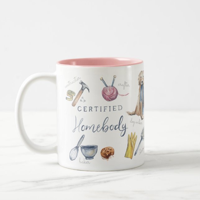Certified Homebody Social Distancing Mug Celebrate (Left)