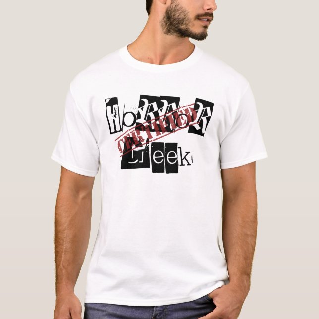 Certified Horror Geek Light T-Shirt (Front)