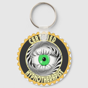 CERTIFIED HYPNOTHERAPIST LOGO KEY RING