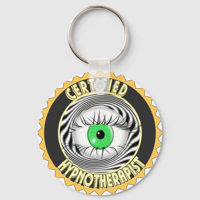 CERTIFIED HYPNOTHERAPIST LOGO KEY RING (Front)