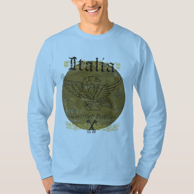 Certified Italian Vintage Long Sleeve Mens Shirt (Front)