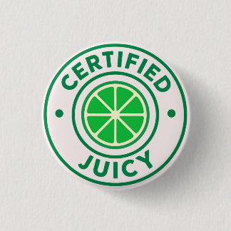 Certified Juicy™ – Lime Badge Pin
