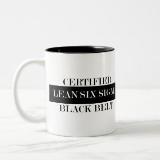 Certified Lean Six Sigma Black Belt 11oz Two-Tone Coffee Mug