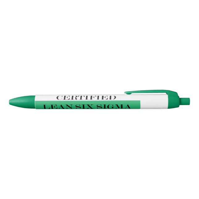 Certified Leans Six Sigma green Belt Pen (Top)