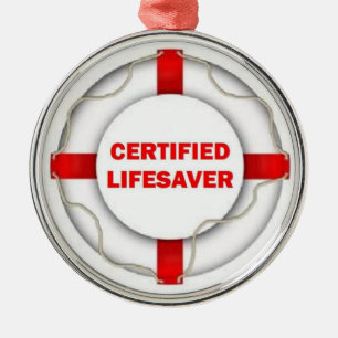 Certified Lifesaver Metal Tree Decoration